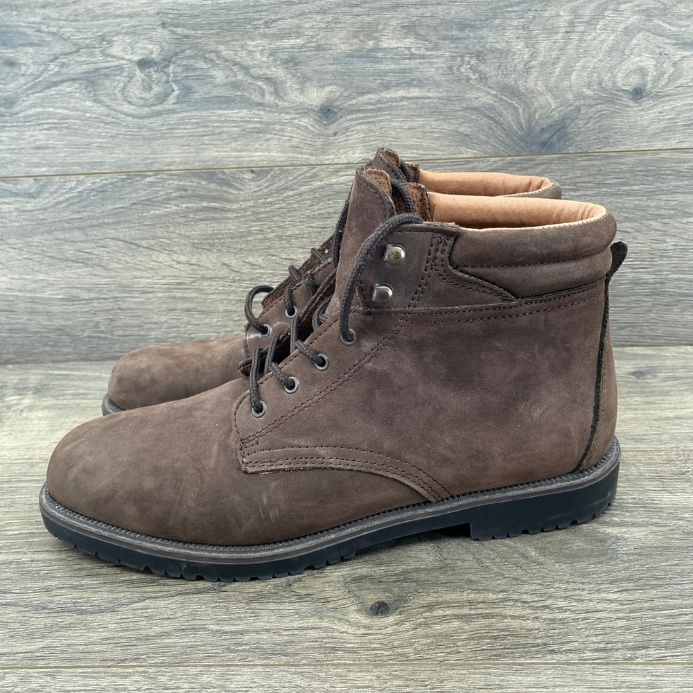 Claybrooke Outdoors Summit Hiking Boots Mens 9.5 Brown Leather Lug Sole